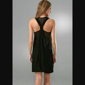 Alice + Olivia Purple Racerback Knot Mini Dress